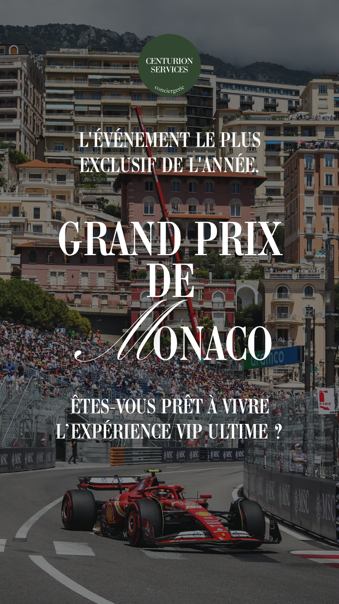 Post Instagram Centurion : Campagne Monaco