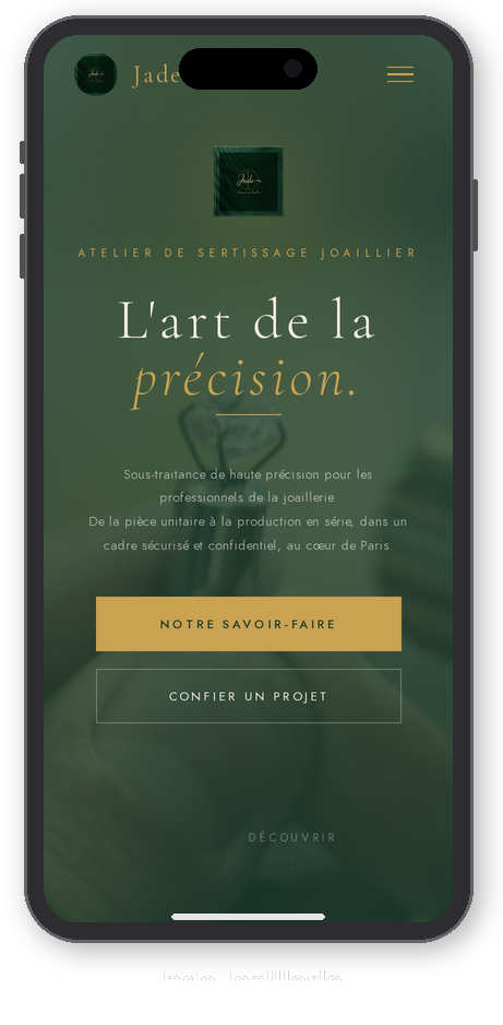 Jade Paris : Version Mobile