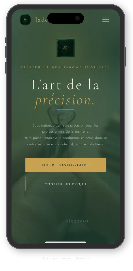 Jade Paris : Version Mobile