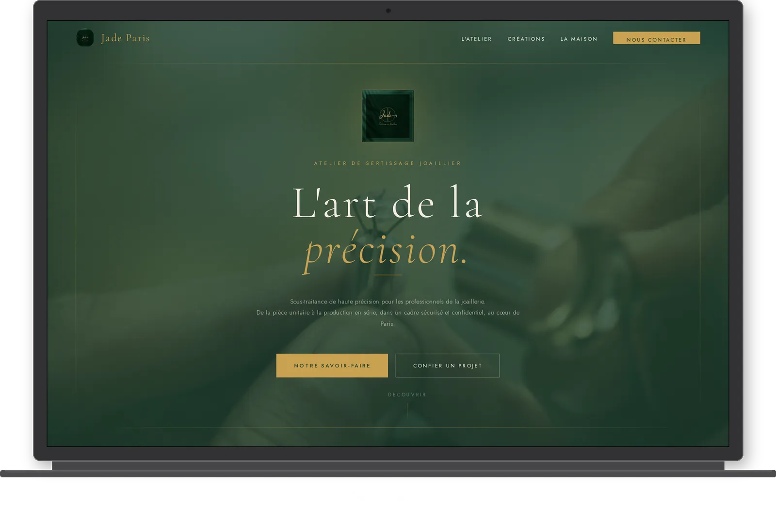 Jade Paris : Version Desktop