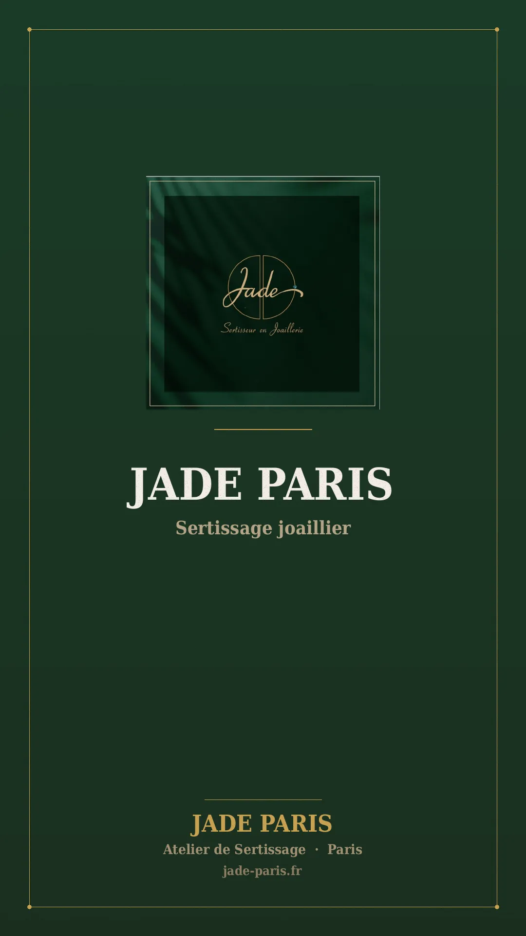 Story Instagram Jade Paris : Coulisses Atelier